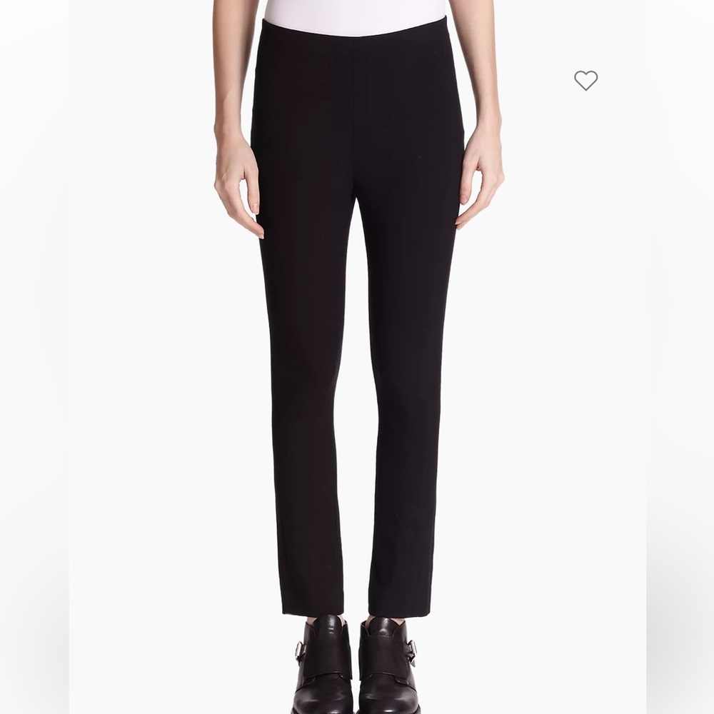 Rag & Bone Simone Straight Leg Slim Pant in Black, Size 6